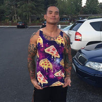 8-Bit Pizza Tank Top