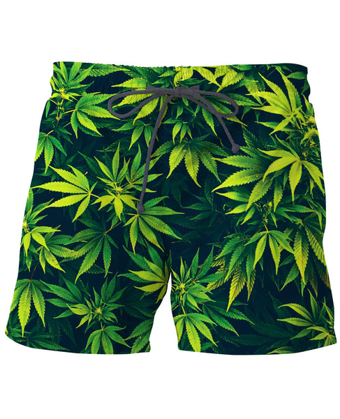 Weed Swim Trunks