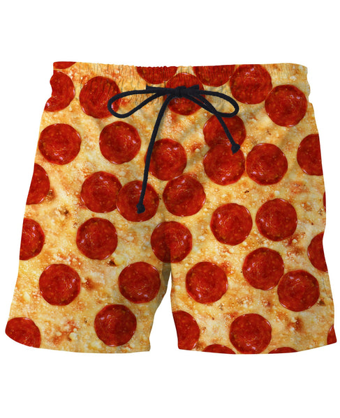 Pizza Swim Trunks