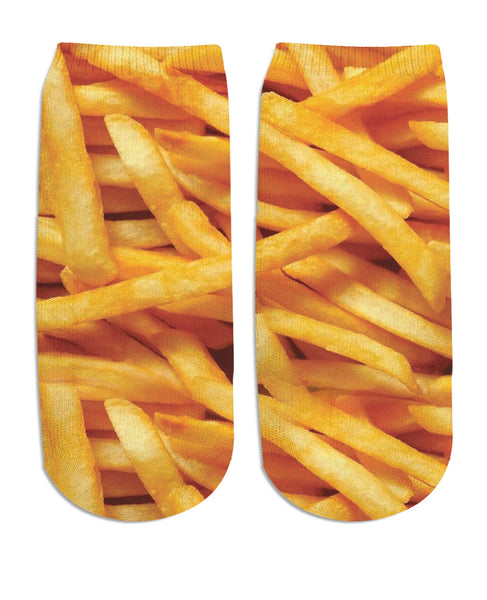 French Fries Ankle Socks