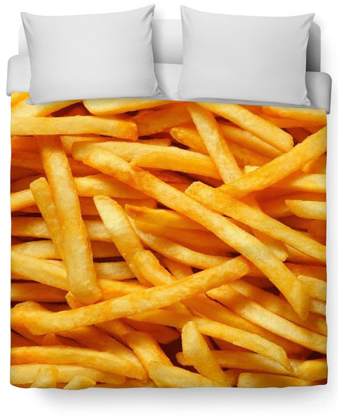 French Fries Duvet Cover