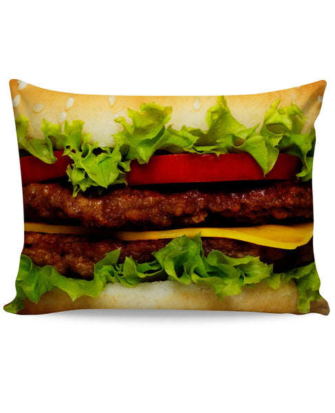 Burger Pillow Case