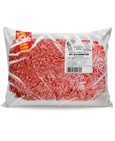 Ground Beef Pillow Case