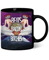 Beats Bacon Bitches Coffee Mug