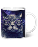 Hipster Cat Coffee Mug