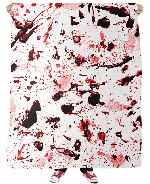 Blood Splatter Fleece Blanket