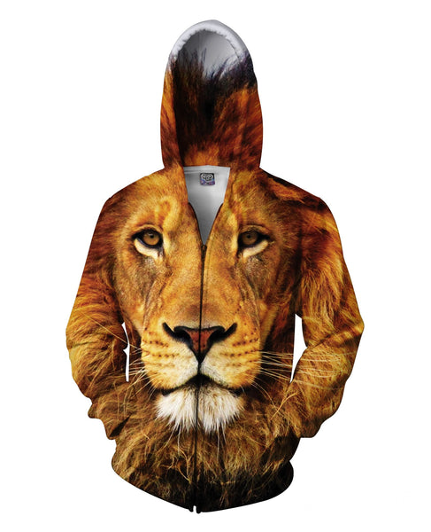 Lion Zip-Up Hoodie
