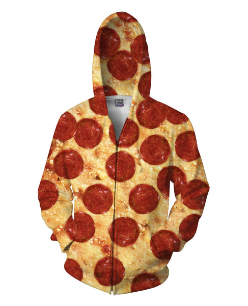 Pizza Zip-Up Hoodie