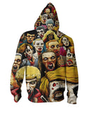 Zombies at the Mall Zip-Up Hoodie