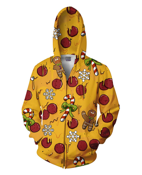 Have a Cheesy Christmas Zip-Up Hoodie