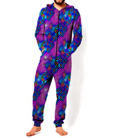 Galaxy Grid Onesie