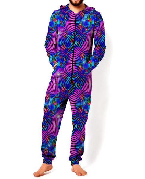 Galaxy Grid Onesie