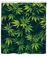 Weed Shower Curtain