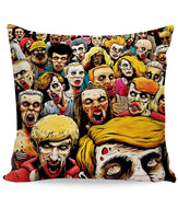 Zombies at the Mall Couch Pillow