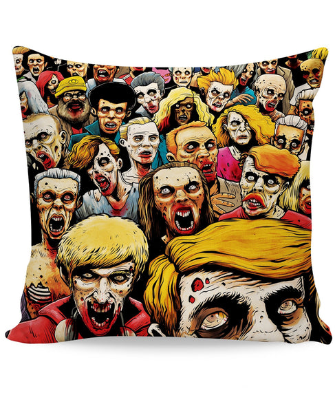 Zombies at the Mall Couch Pillow