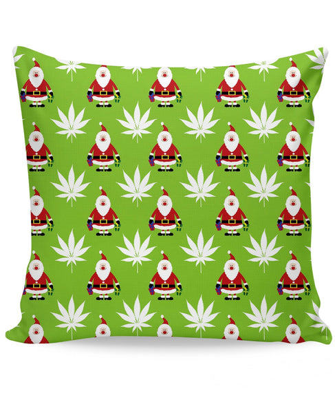 Green Christmas Couch Pillow