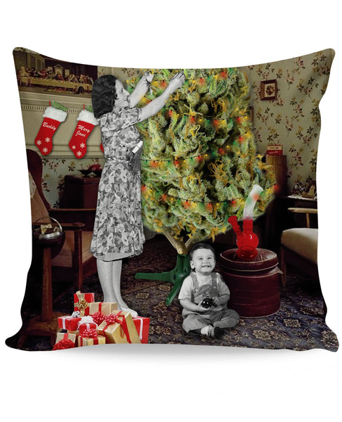 Merry Kushmas Couch Pillow