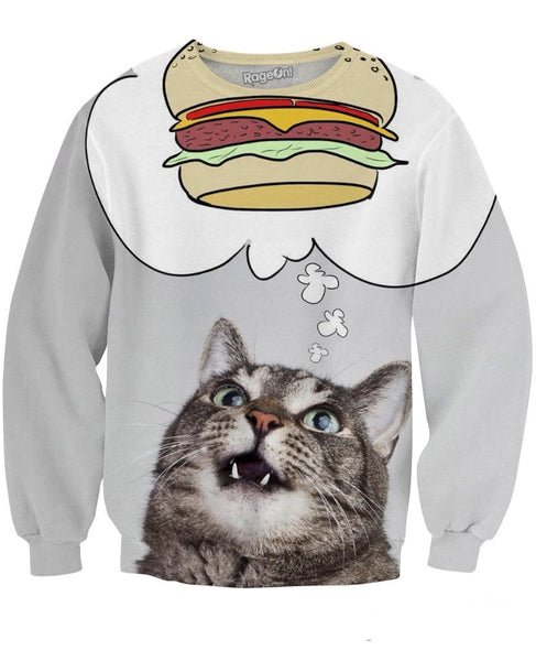 Burger Cat Sweatshirt