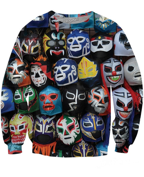 Lucha Libre Máscaras Sweatshirt