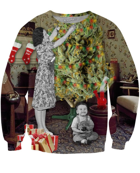 Merry Kushmas Crewneck Sweatshirt