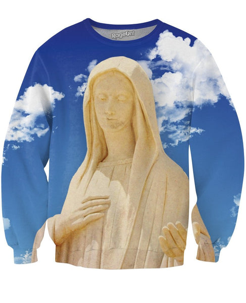Virgin Mary Crewneck Sweatshirt