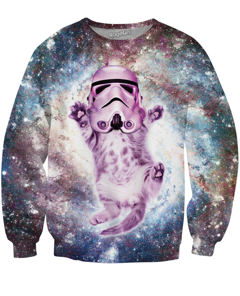 Helmet Cat Crewneck Sweatshirt