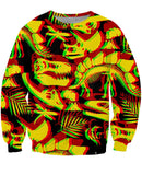 Prehistoric Fossils 3D Crewneck Sweatshirt