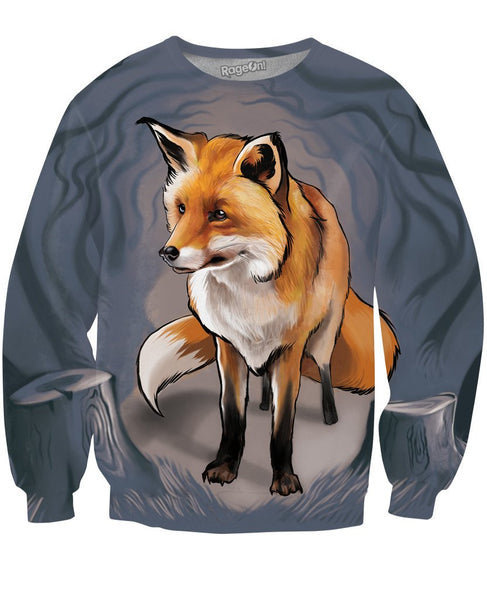 Fox in the Woods Crewneck Sweatshirt