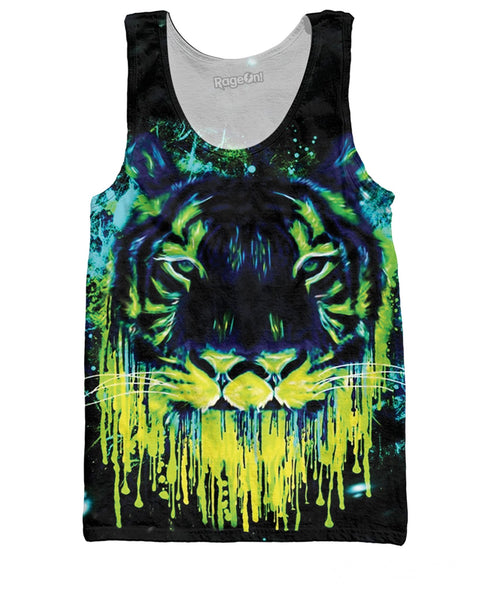 Tiger Drippy Tank Top