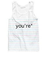 Good Grammar You're* Tank Top