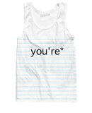 Good Grammar You're* Tank Top