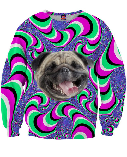 Crazy Pug Sweatshirt