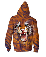 Tiger Strike Unique Double Sided Hoodie