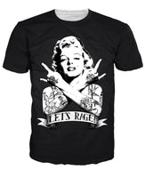 Tatted Star T-Shirt - Black