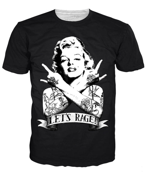 Tatted Star T-Shirt - Black