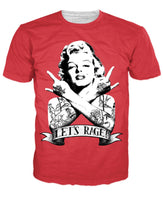 Tatted Star T-Shirt - Red