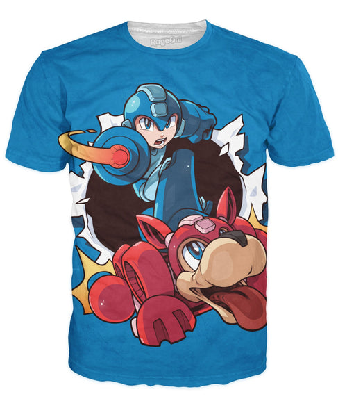 Mega Man Blue T-Shirt