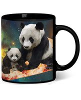 Space Pizza Panda Coffee Mug