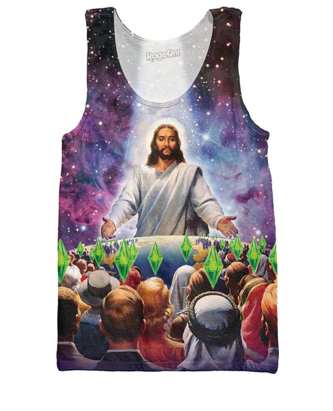 Jesus Died For Your Sims Tank Top