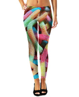 Sour Gummy Worms Leggings