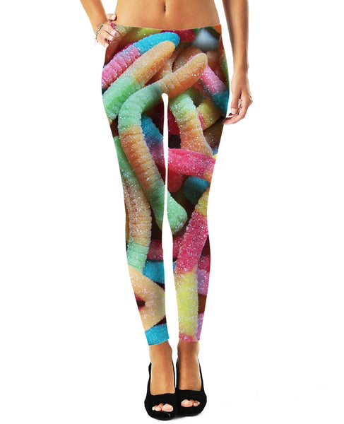 Sour Gummy Worms Leggings