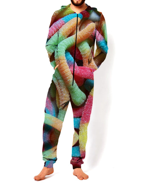 Sour Gummy Worms Onesie
