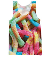 Sour Gummy Worms Tank Top