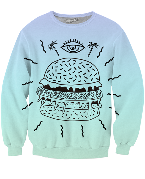 Burger Punx Crewneck Sweatshirt