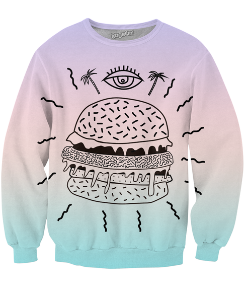 Burger Punx Crewneck Sweatshirt