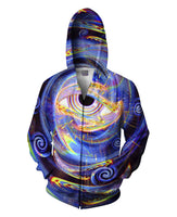 Gaze Into Eternity Zip-Up Hoodie
