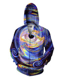 Gaze Into Eternity Zip-Up Hoodie
