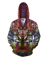 Trip Tree Zip-Up Hoodie