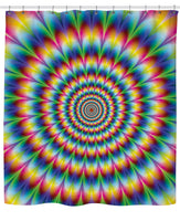 Into the Rainbow Shower Curtain