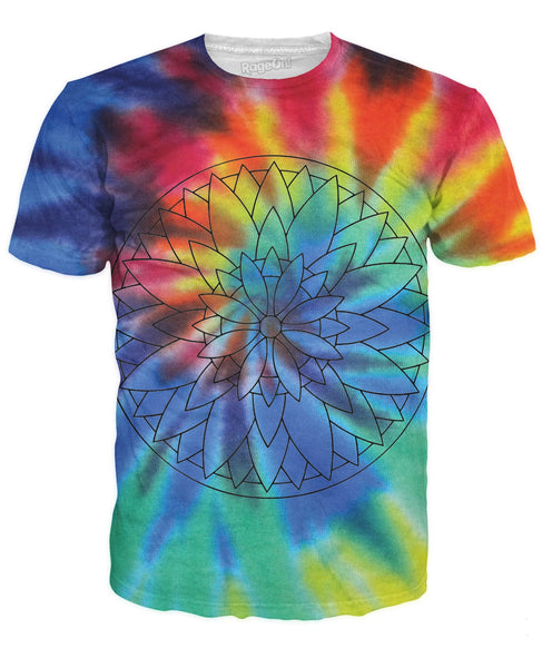 Flower Petal Tie-Dye T-Shirt